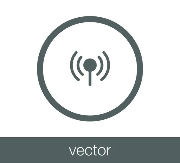 Значок беспроводной связи Wifi . — стоковый вектор