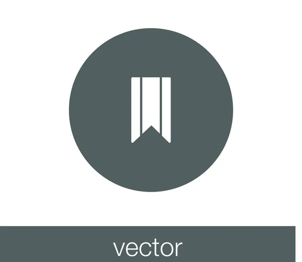 Etiqueta de marcador icono — Vector de stock