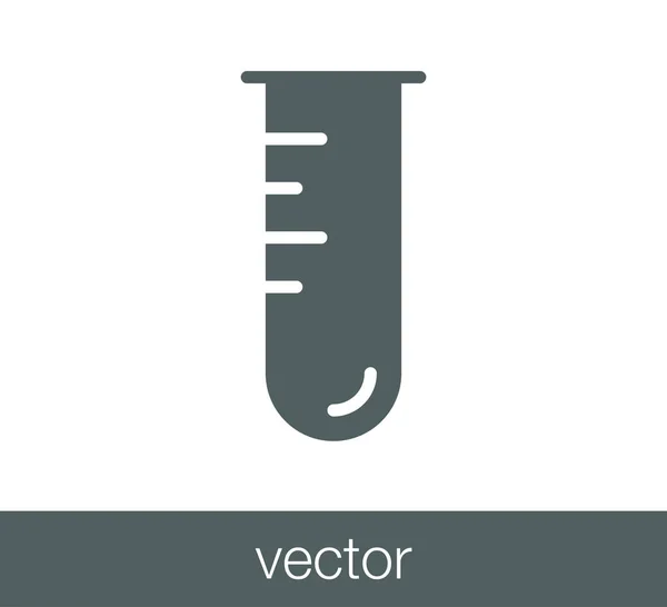 Ícone de tubo químico . —  Vetores de Stock