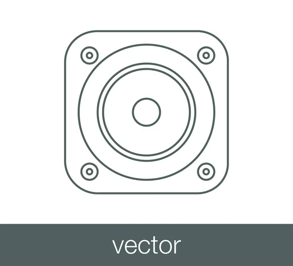 Lautstärkeres Stereo-Symbol. — Stockvektor