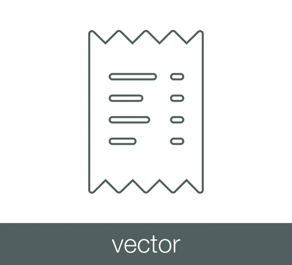 Shopping list icon. — Stock Vector