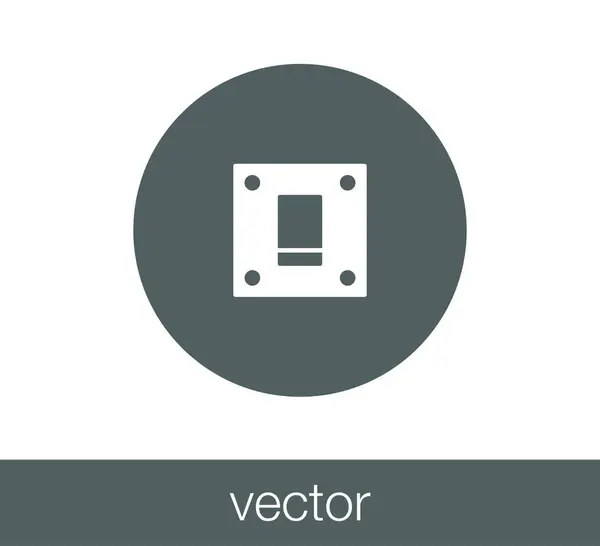 Ícone botão interruptor . — Vetor de Stock