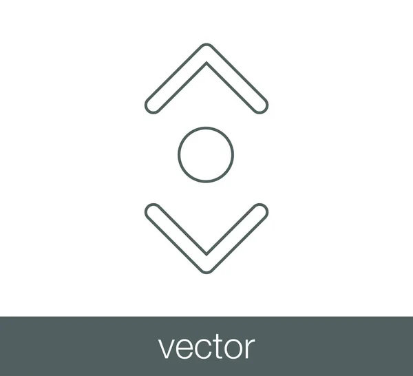 Web-Symbol scrollen. — Stockvektor