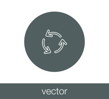 Yeniden yükle sembol simge.