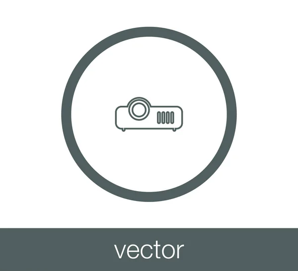 Дизайн піктограми проектора — стоковий вектор
