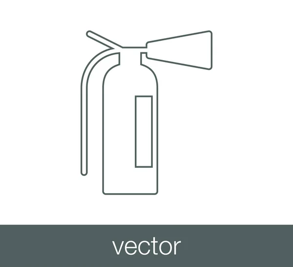 Pictogram brandblusser. — Stockvector