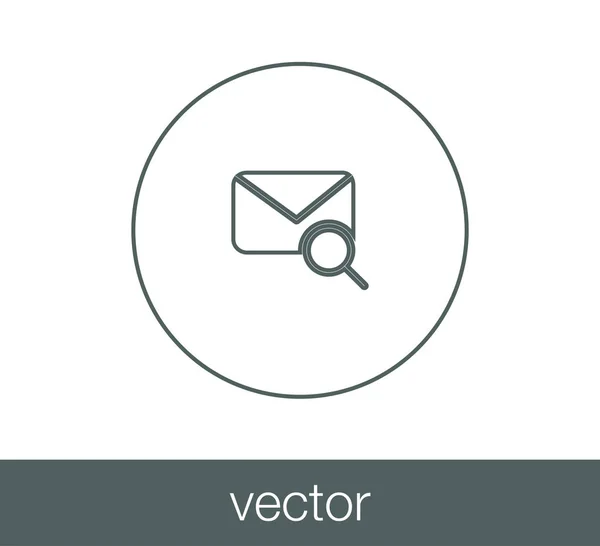 Jednoduché ikony e-mailu — Stockový vektor