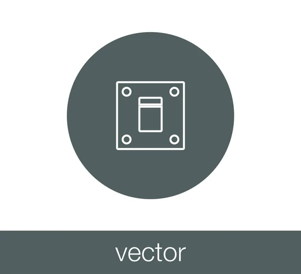 Cambiar icono de botón . — Vector de stock