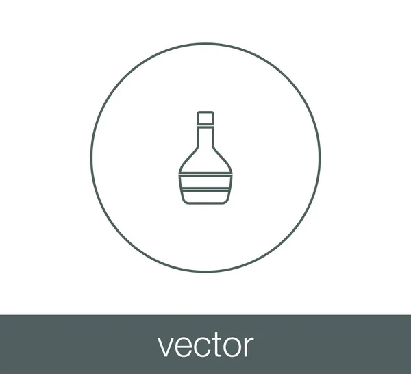 Diseño del icono de la botella — Vector de stock