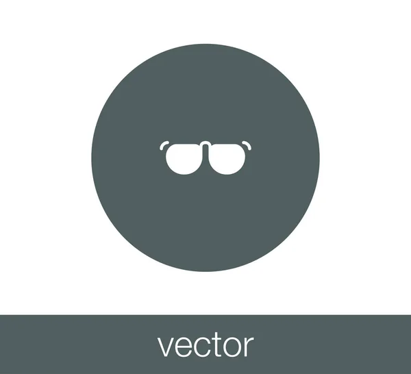 Icono web gafas — Vector de stock