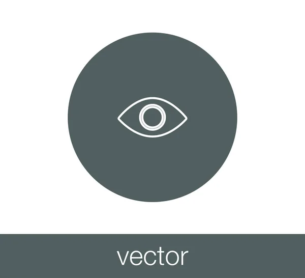 Eye web icon. — Stock Vector