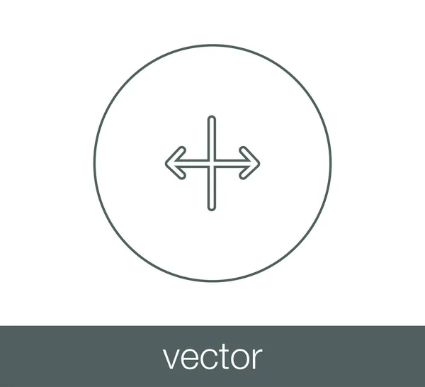 Web-Symbol scrollen. — Stockvektor