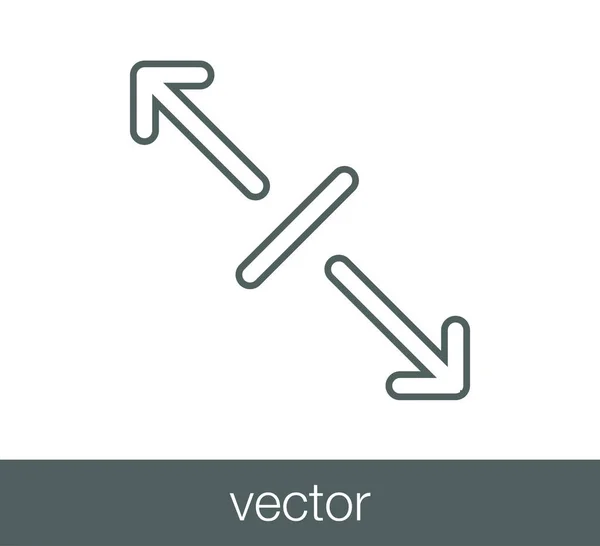 Ícone de ferramenta de escala . — Vetor de Stock