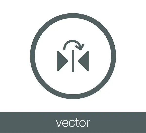 Icono de herramienta espejo . — Vector de stock