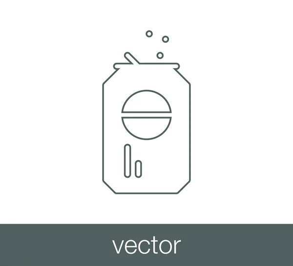Design de ícone de refrigerante — Vetor de Stock