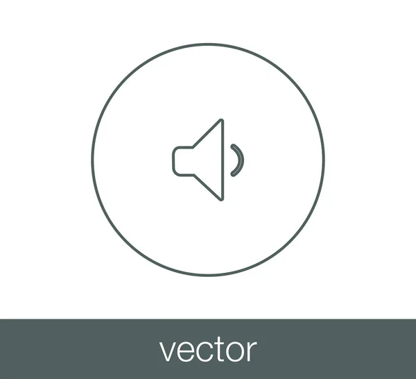 Disminuir icono de volumen — Vector de stock