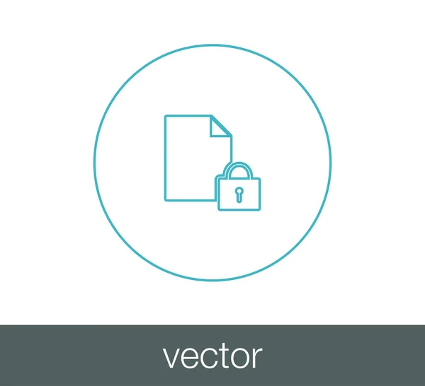 Dosya simgesi tasarım — Stok Vektör