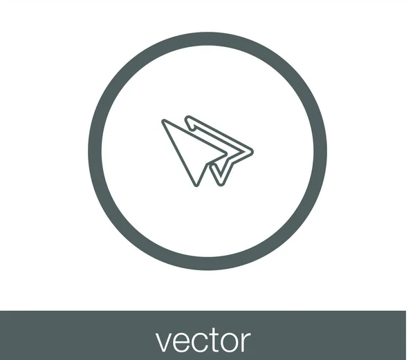 Ícone cursor ponteiro . — Vetor de Stock