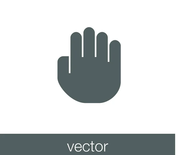 Торкніться значка жест — стоковий вектор