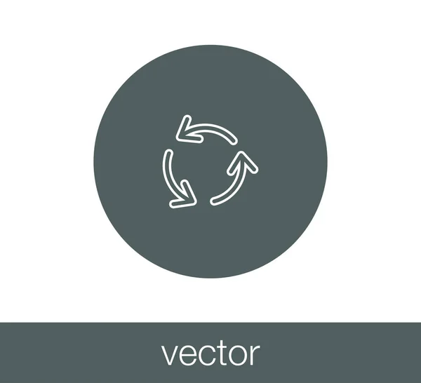 Recharger l'icône symbole . — Image vectorielle