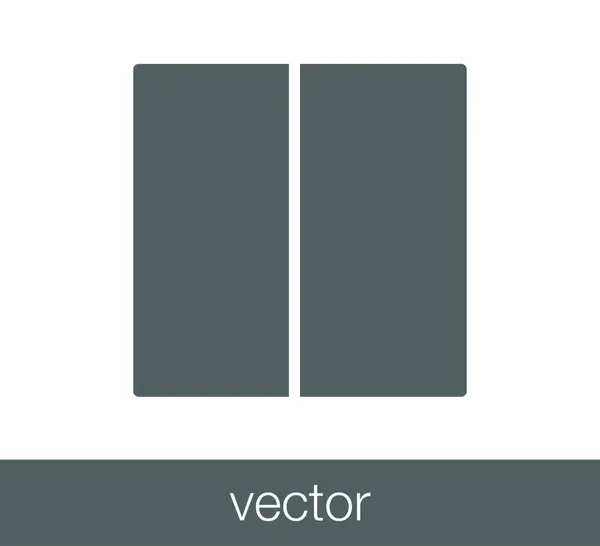 Ícone de layout de slides — Vetor de Stock