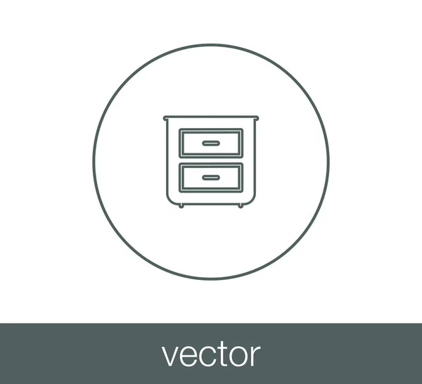 Archiv-Ikone — Stockvektor