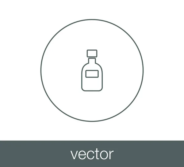 Diseño del icono de la botella — Vector de stock