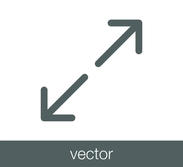 Icono de símbolo de escala . — Vector de stock
