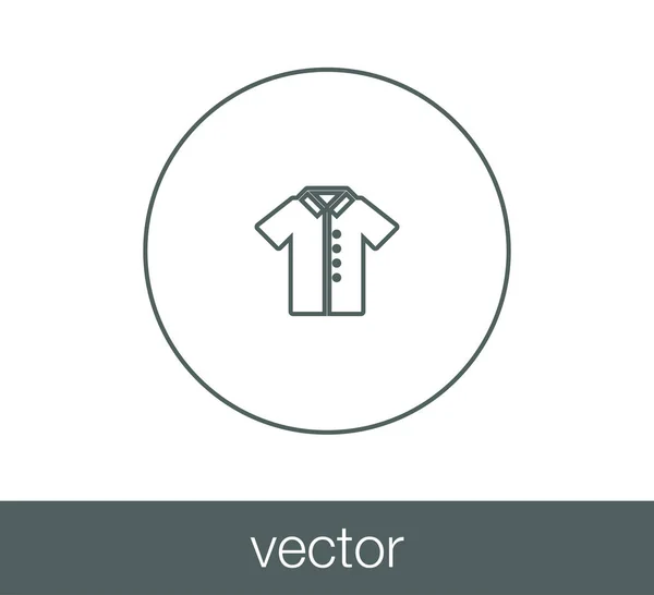 T-shirt ícone simples — Vetor de Stock