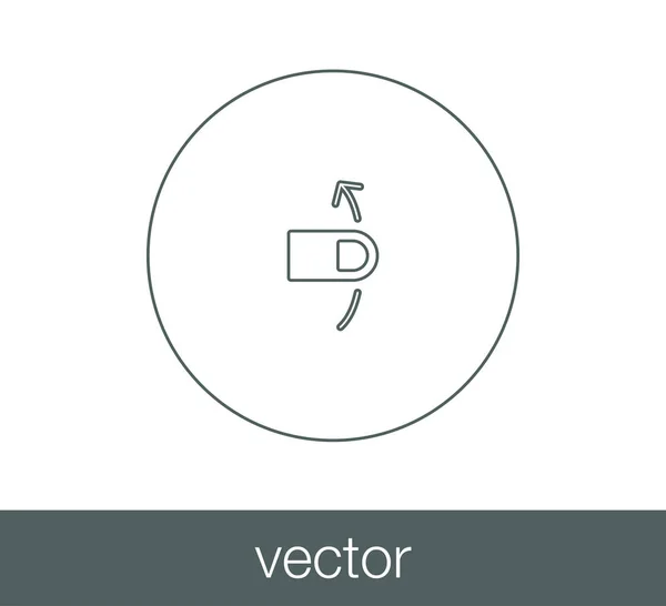 Toca el icono del gesto . — Vector de stock