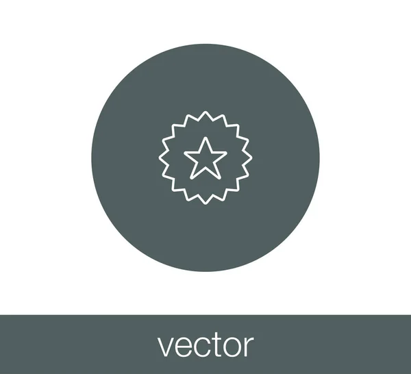 Stjerne web ikon – Stock-vektor