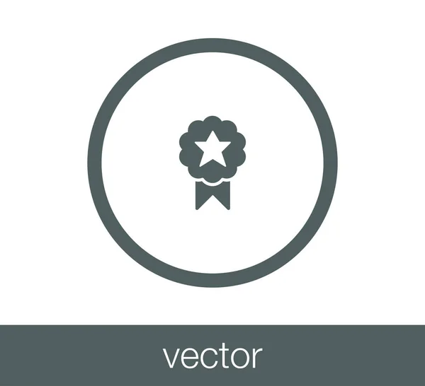 Trophäen-Web-Ikone — Stockvektor