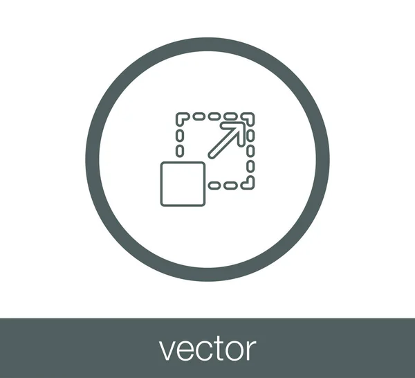 Icono de diseño ilustración — Vector de stock