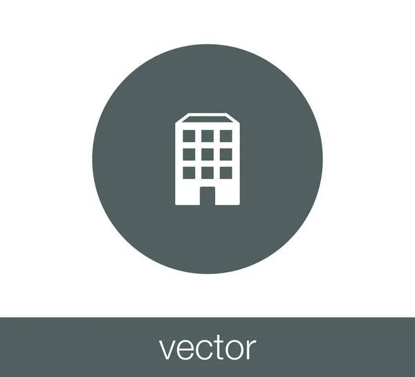 Modern building icon. — Stock Vector