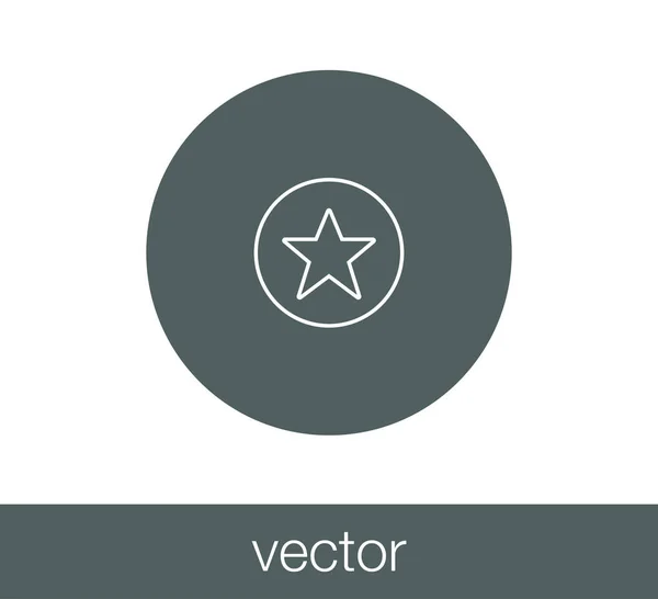 Значок зірки web — стоковий вектор