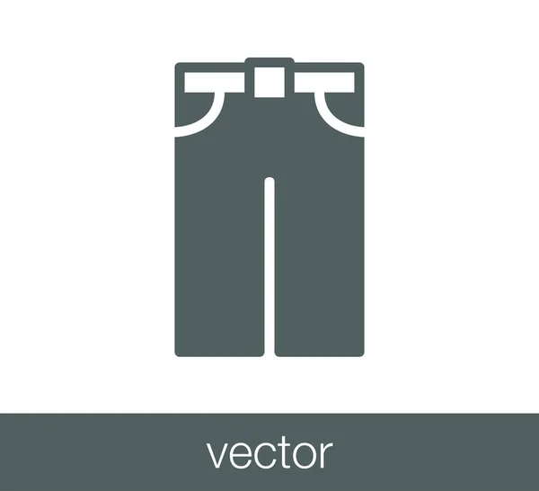 Pantalones icono simple — Vector de stock