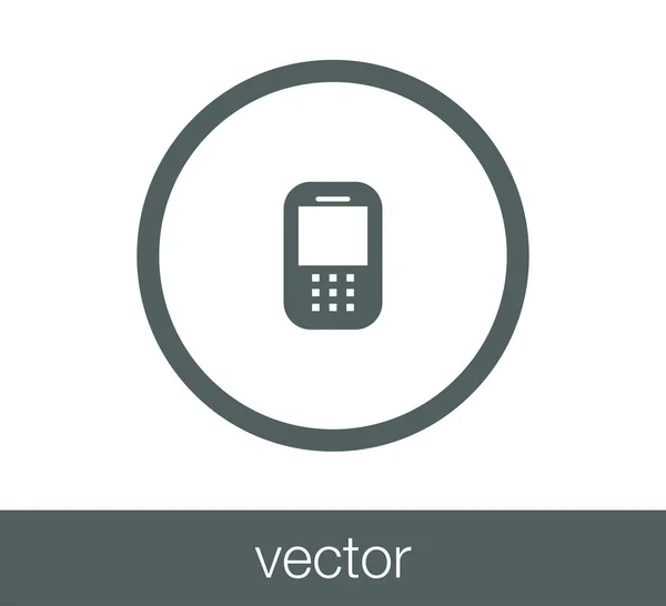 Mobile phone icon — Stock Vector