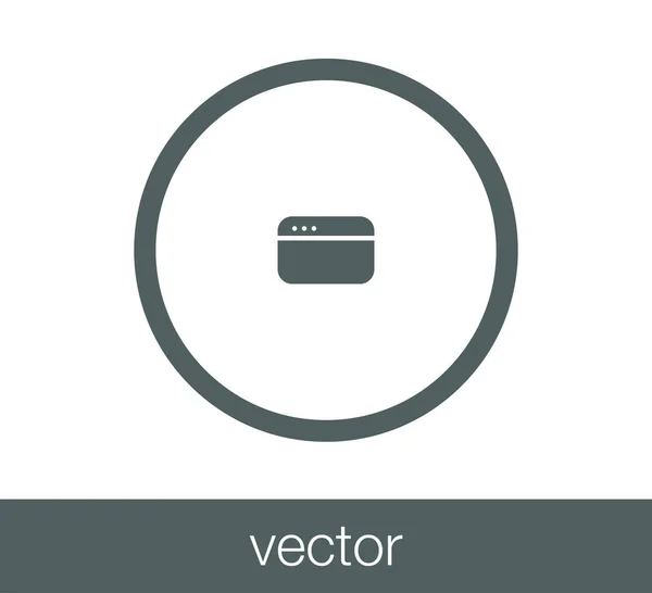 Programmfenster-Symbol — Stockvektor
