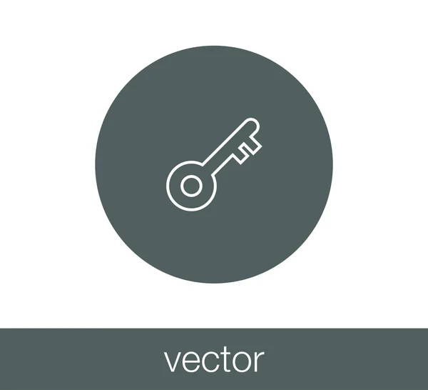 Key web icon. — Stock Vector