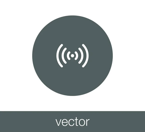 Ícone sem fio Wifi . — Vetor de Stock