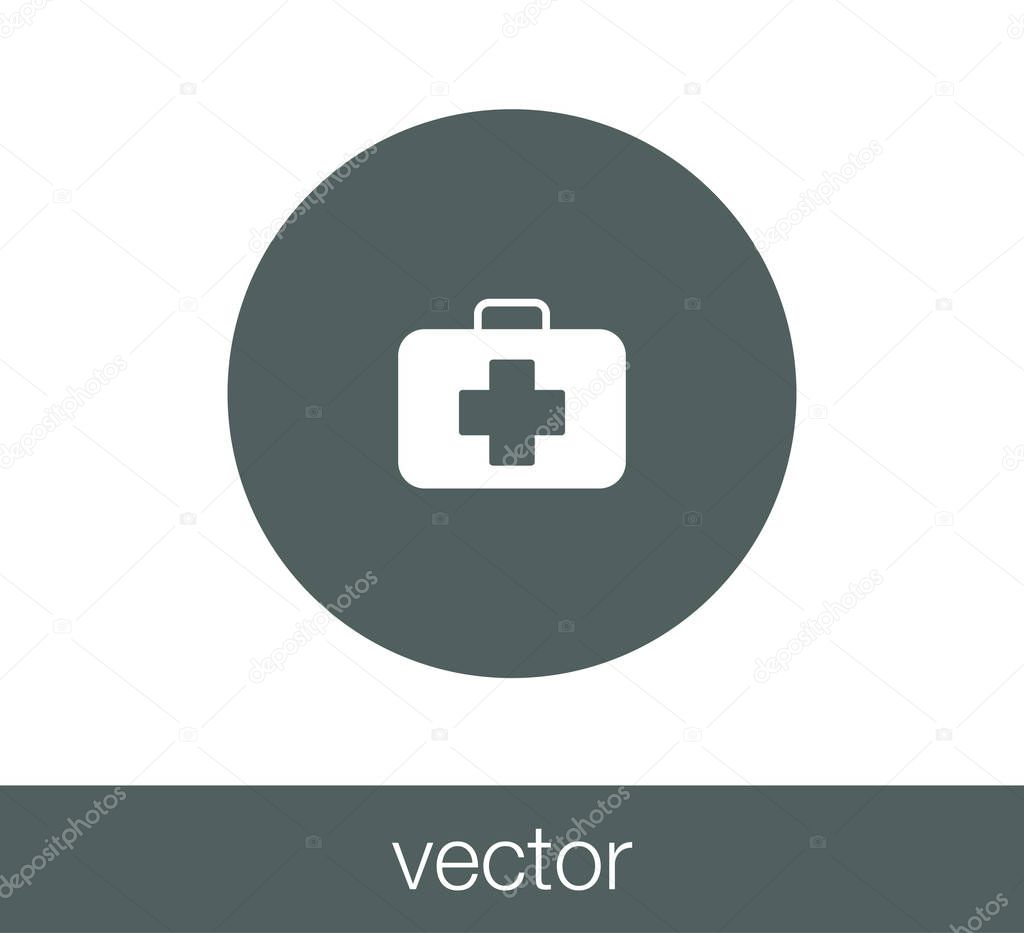 First aid kit icon