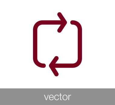 Yeniden yükle sembol simge.