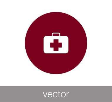 İlk yardım çantası simgesi