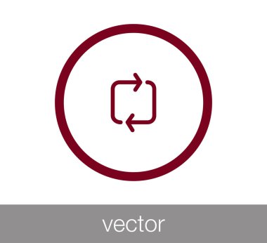 Yeniden yükle sembol simge.