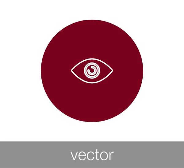 Ojo icono web . — Vector de stock