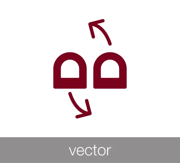 Touch gebaar-pictogram — Stockvector