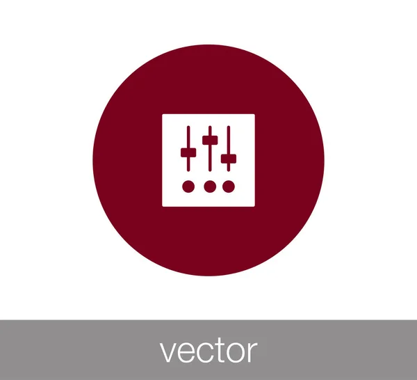 Ícone do painel de controle . —  Vetores de Stock