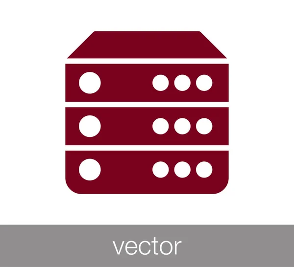 Server icon illustration. — Stock Vector