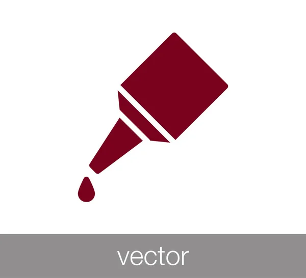 Eyedropper flat icon — Stock Vector
