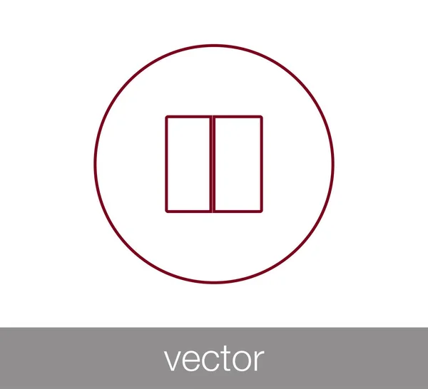 Icono de diseño de diapositivas — Vector de stock